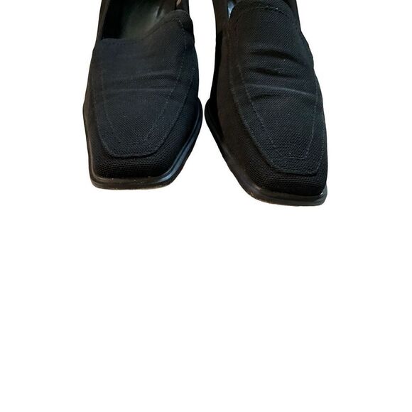 Stuart Weitzman Square Toe Canvas Pumps - Picture 6 of 10